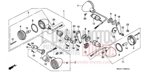 CLIGNOTANT (VT1100CS/CT) VT1100CS de 1995